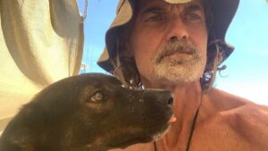 sailor and his loyal dog survived