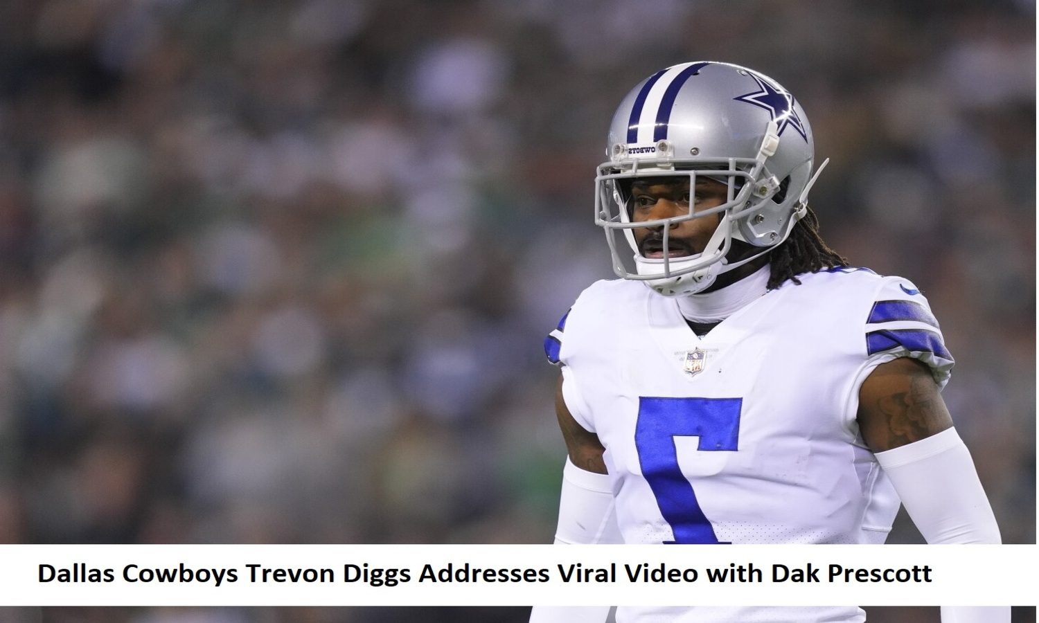 Dallas Cowboys Trevon Diggs Addresses Viral Video with Dak Prescott