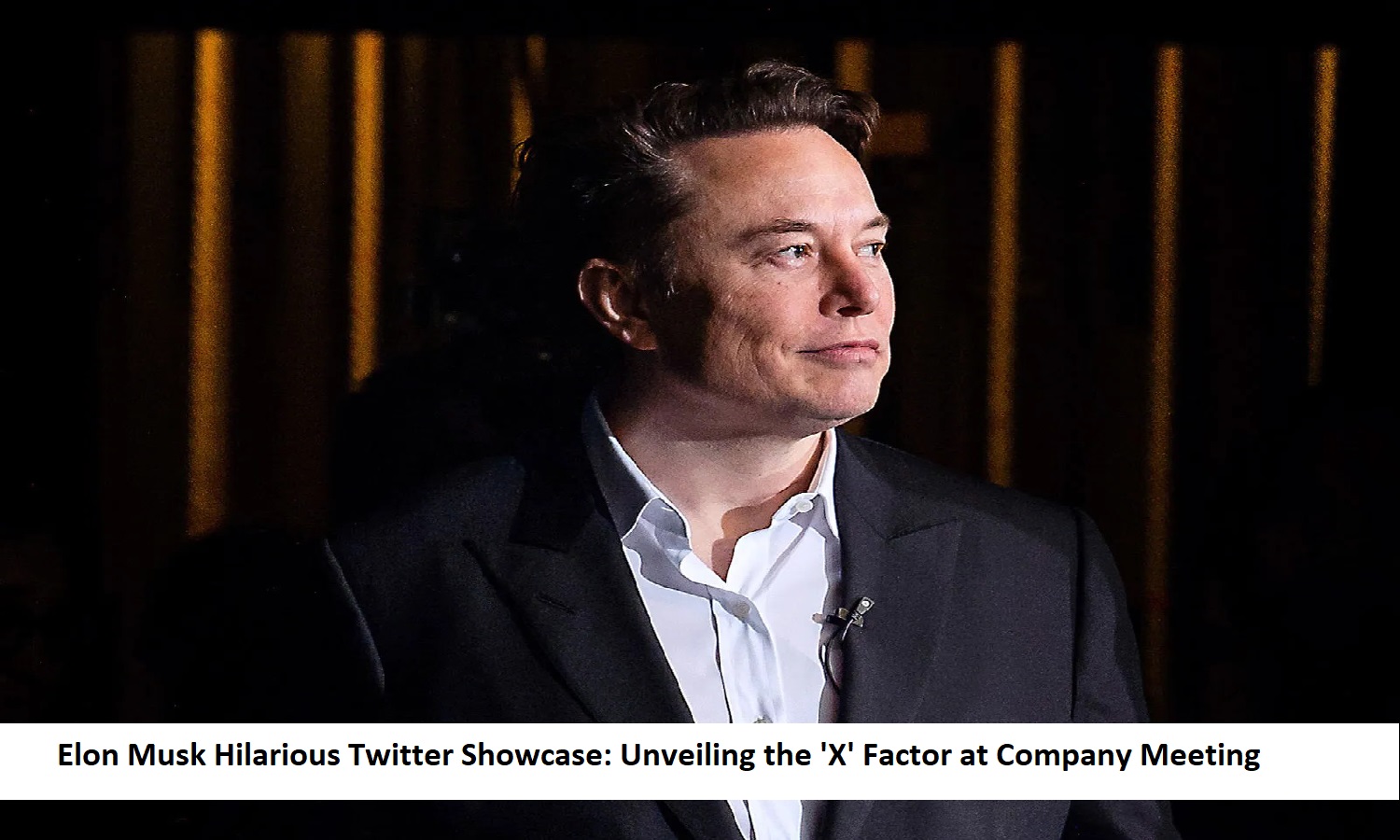 Elon Musk Hilarious Twitter Showcase: Unveiling the 'X' Factor at Company Meeting