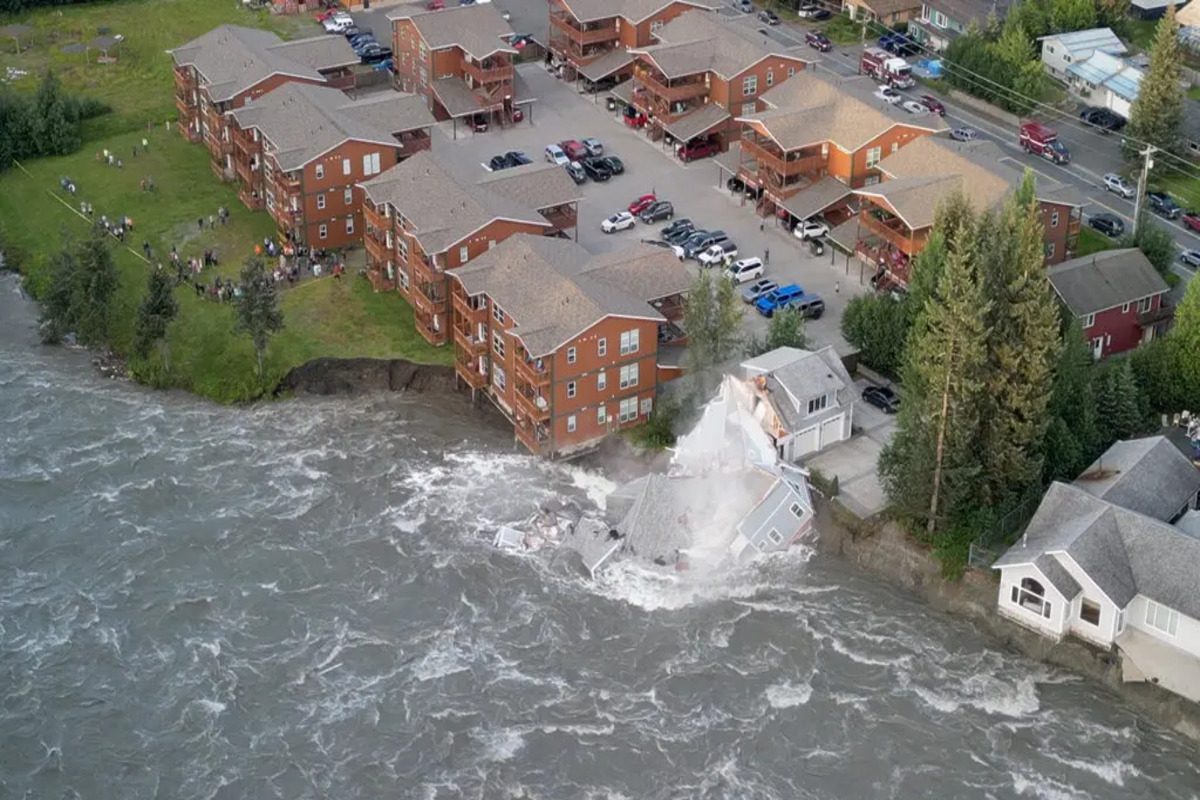 Glacier Melting Mendenhall River Flooding