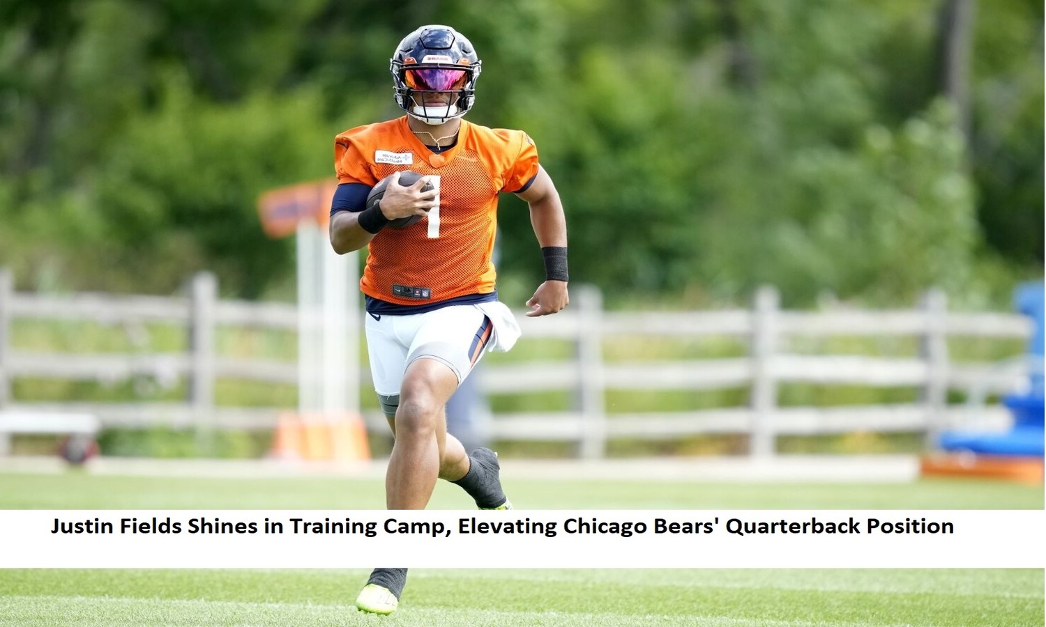 Justin Fields Shines in Training Camp, Elevating Chicago Bears' Quarterback Position