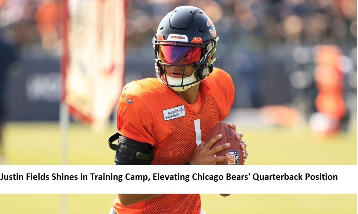 Justin Fields Shines in Training Camp, Elevating Chicago Bears' Quarterback Position