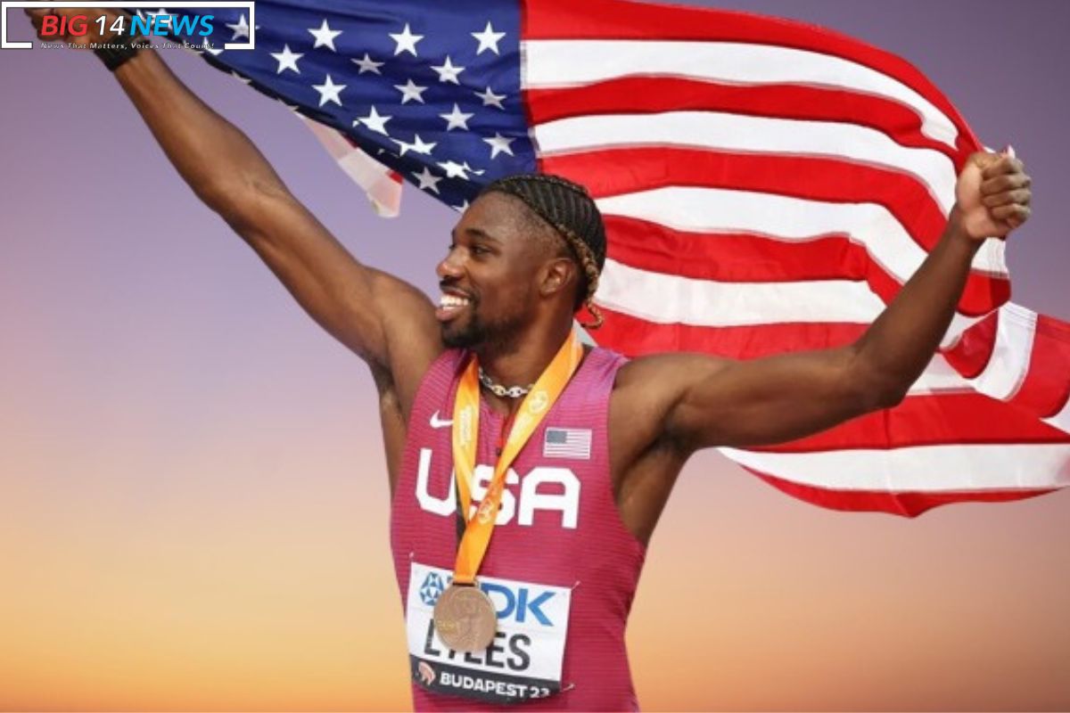 Noah Lyles Historic 100 200 Sprint