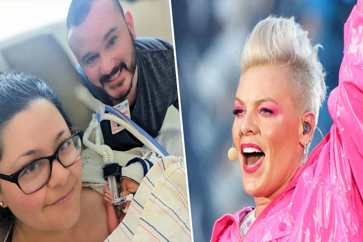 Pink Fenway Park Surprise Birth