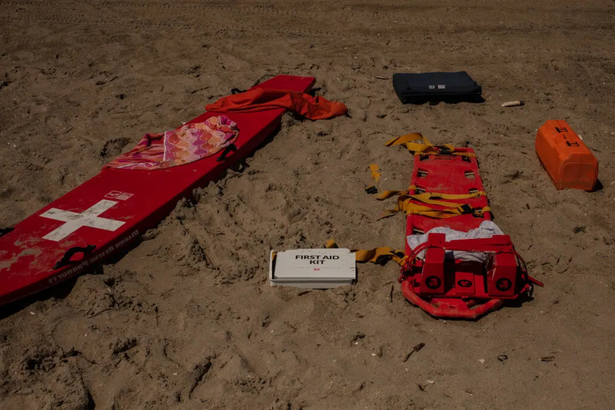 Rare Shark Bite at Rockaway Beach