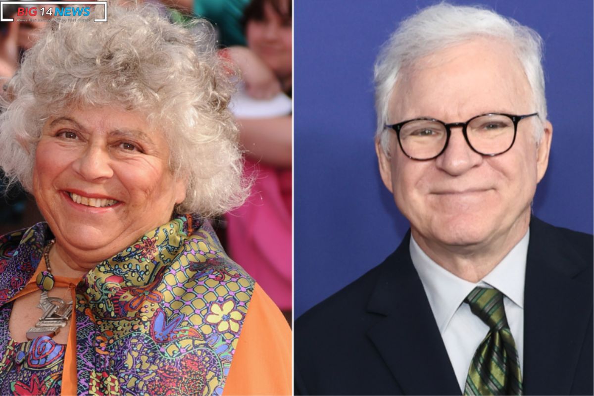 Steve Martin and Miriam Margolyes