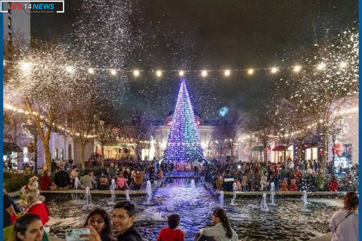 Bridge Street Town Centre Lights Up