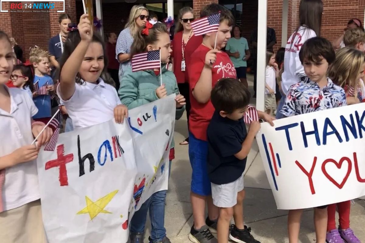 J. Larry Newton School Honors Veterans