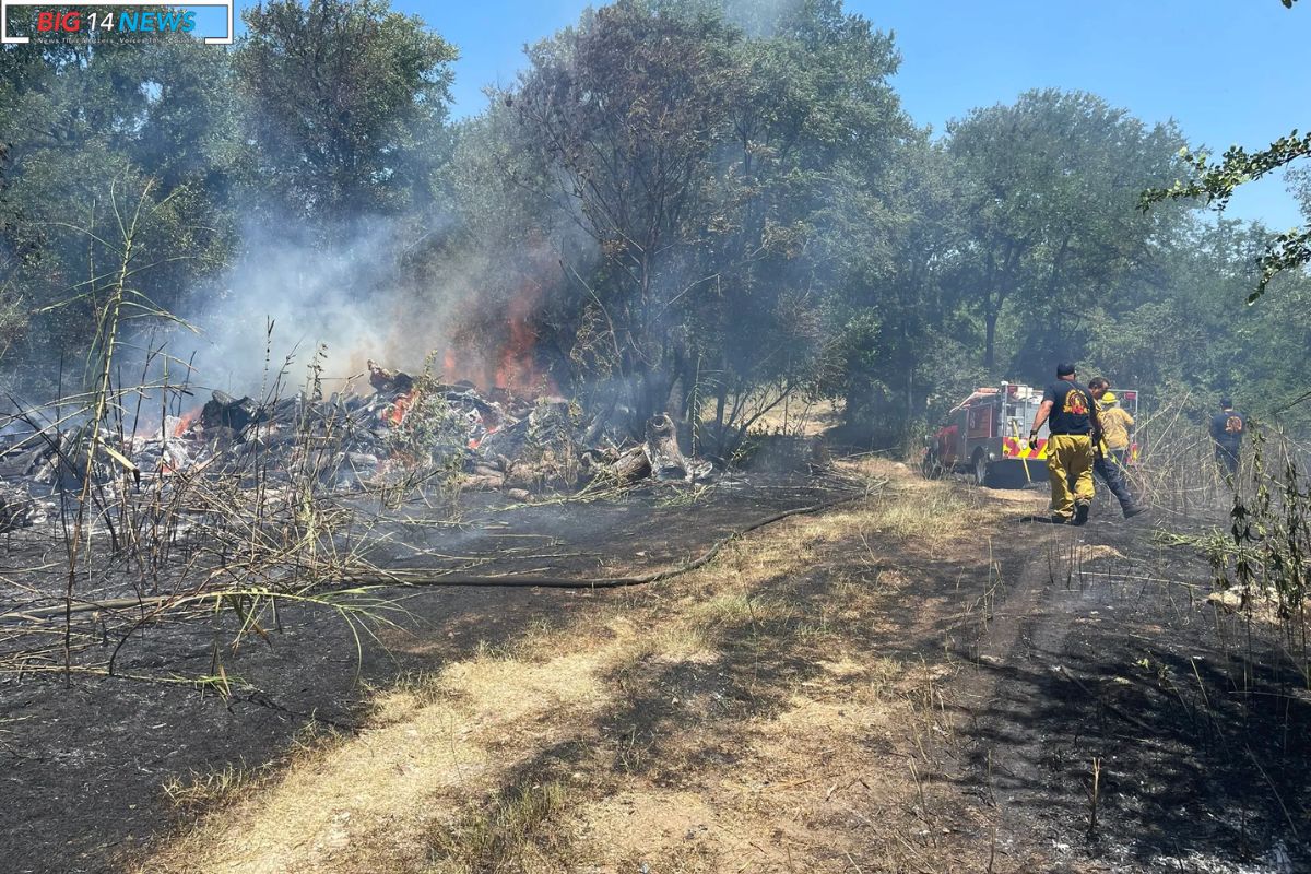 Toney Firefighters Tackle Raging Blaze