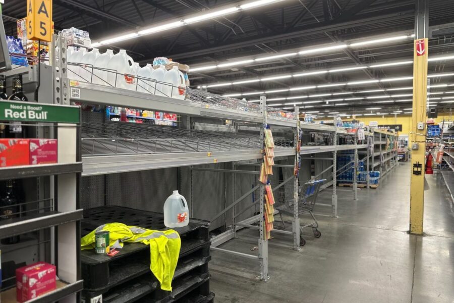 Alabama Grocery Shelves Empty