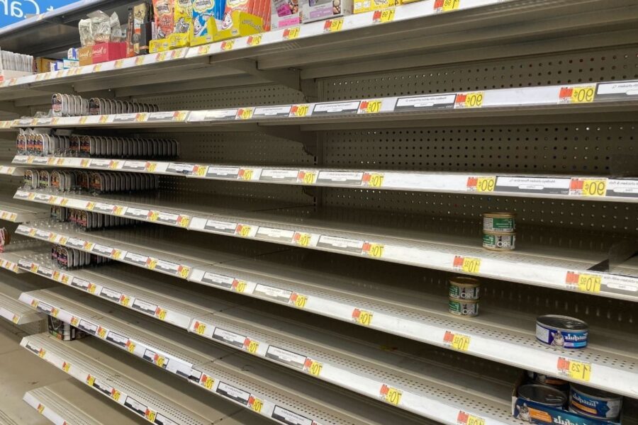 Alabama Grocery Shelves Empty