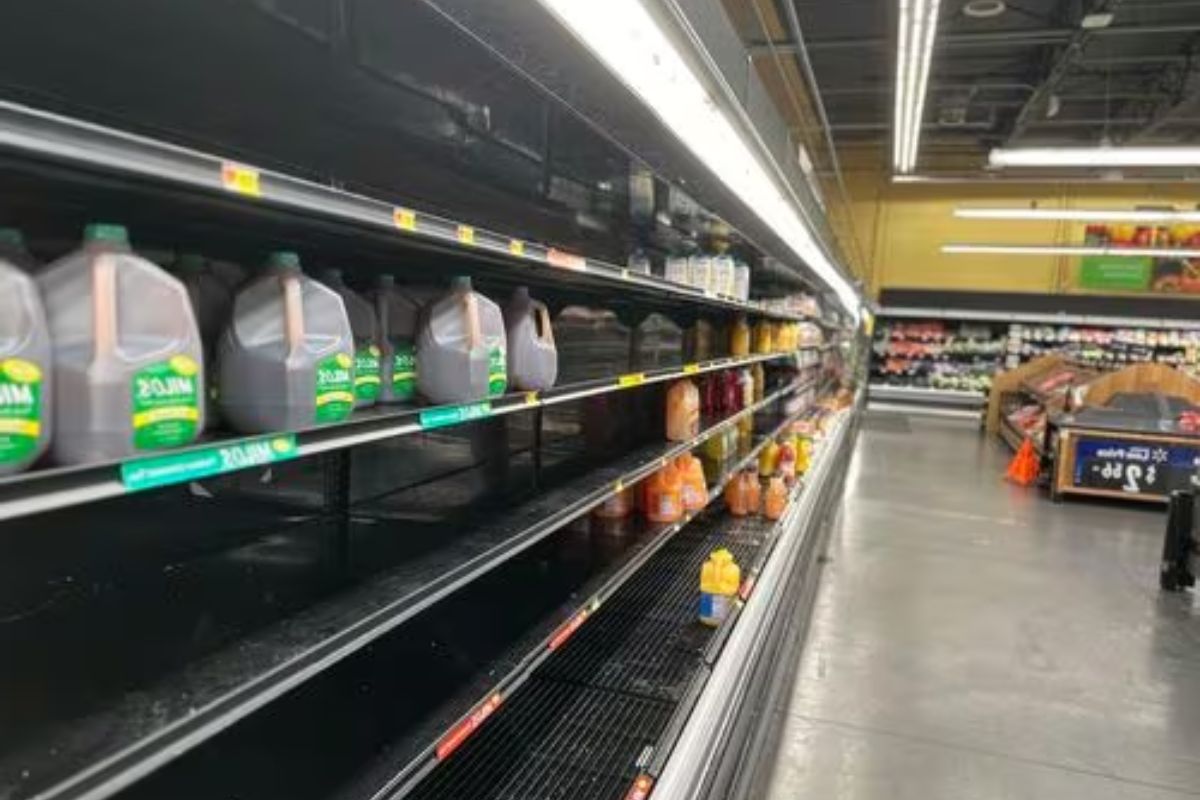 Alabama Grocery Shelves Empty