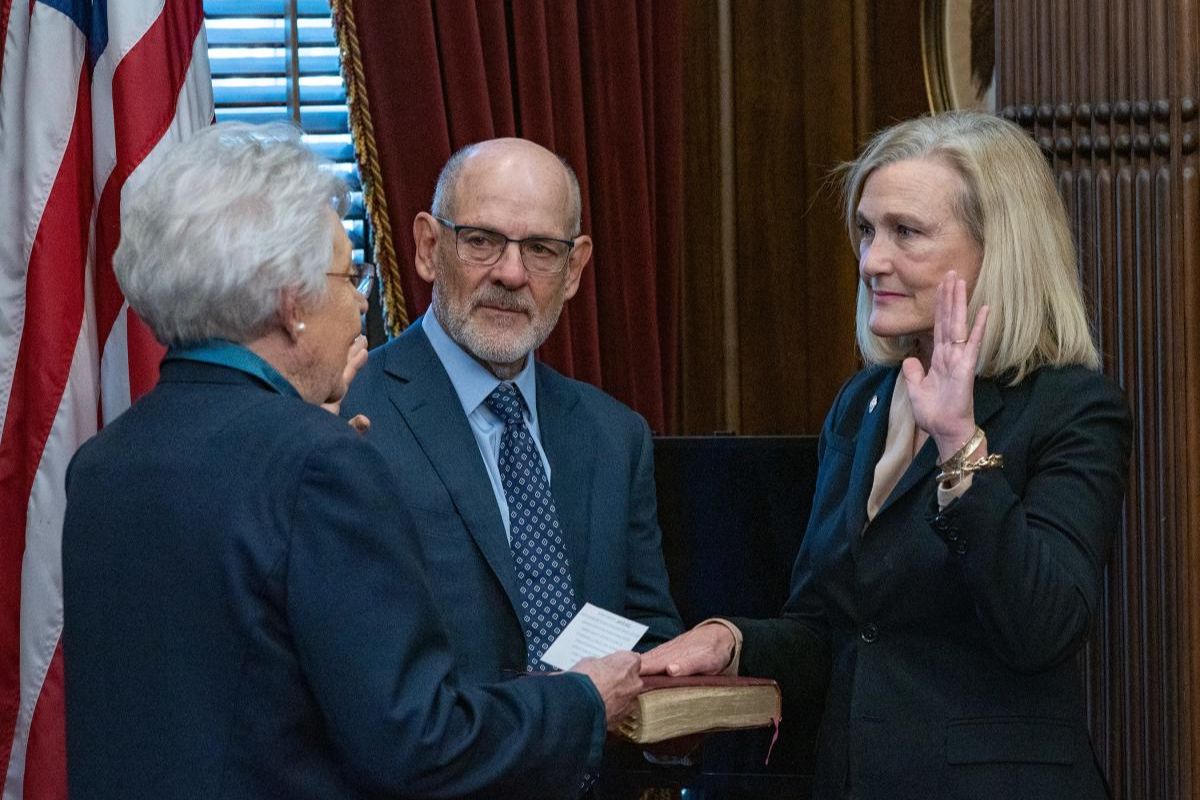 Ellen Mcnair Sworn in as First Woman