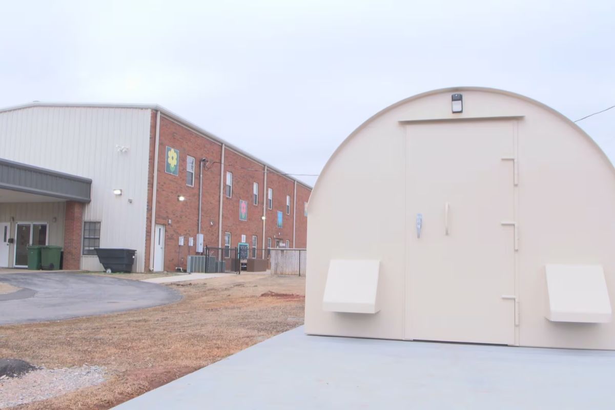 Muscle Shoals Storm Shelter Placed