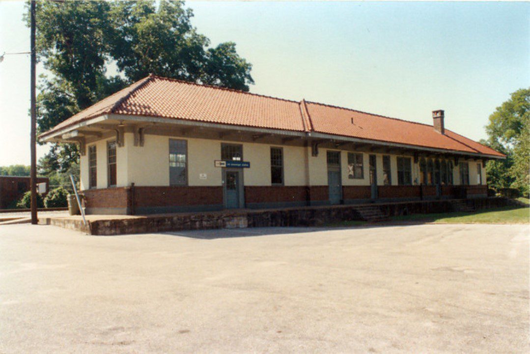 preserved greenville railroad depot