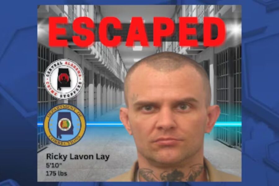 Alabama Dept Search for Wanted Escapee Ricky Lavon Lay (2)