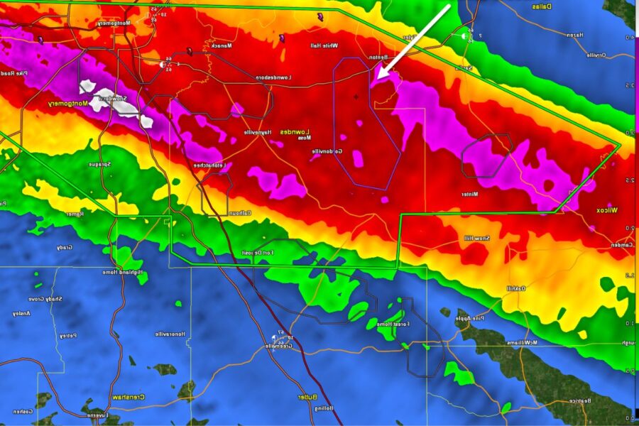 Monitoring a Critical Storm in Montgomery