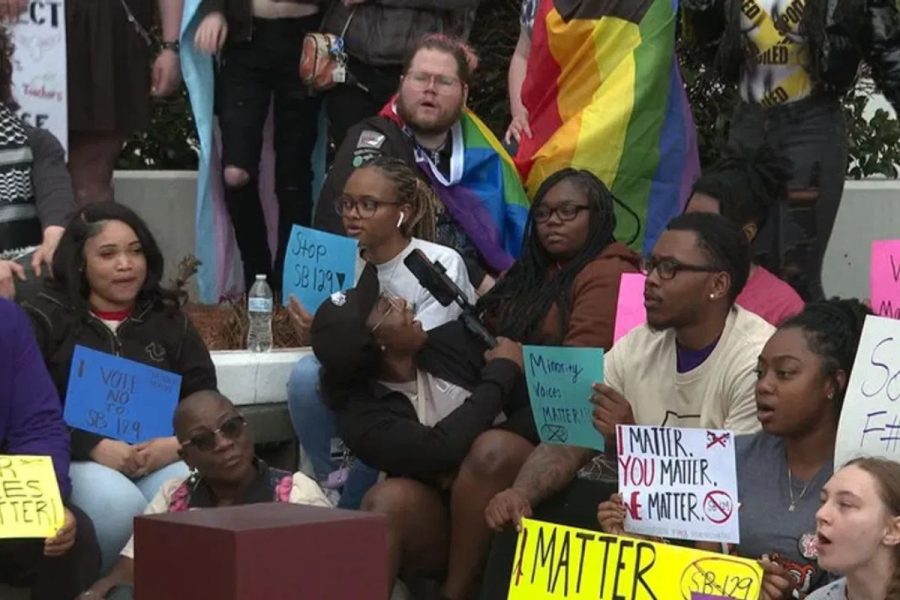 Alabama Students Rally Opposing Bill 129