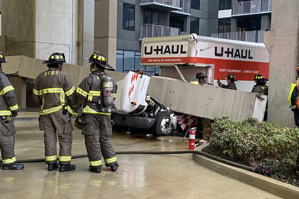 U-Haul Driver Trapped in Birmingham Collapse