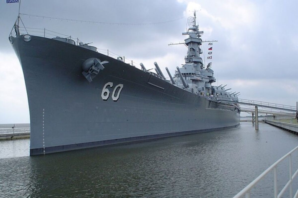 USS Alabama Reveals New Teak Deck 